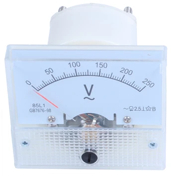 Analoginis 85L1 AC 250 V Skydelis Metrų Voltmeter Matavimo prietaisų Montavimo įranga