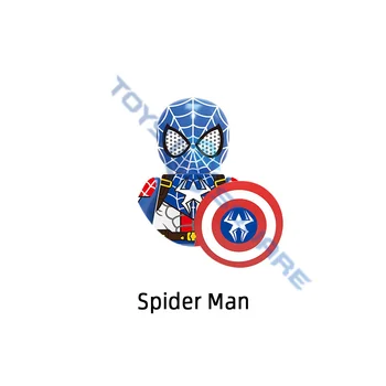 Super Voras Peter Parker Šilko Knull Žmogus Modelio Blokai SS Plytų Komplektas Dovanos Žaislas Vaikams