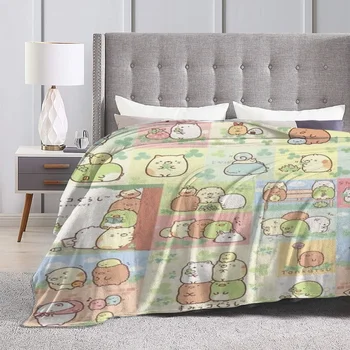 Sumikko Gurashi 37 Mesti Antklodę Lapus ant lovos antklodė/ ant sofos, dekoratyvinis lovatiesės vaikams mesti