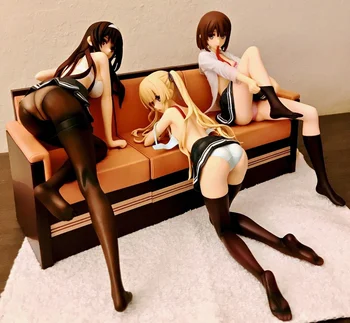 Anime saenai herojė ne sodatekata katou megumi eriri spencer sawamura kasumigaoka utaha seksualus sofa mergina pav pvc modelis žaislai
