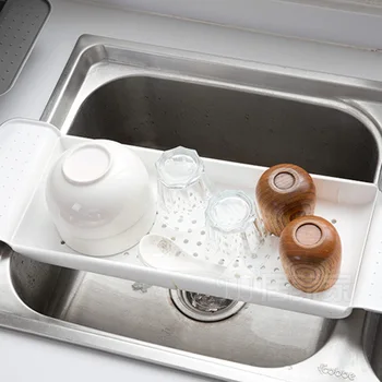 Ištraukiamas Bagažo Plastiko daugiafunkcėms dušo Lentynos virtuvės Makiažas stovo Baseino vonios kambarys dėklas vonia Lauke organizacija