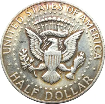 Jungtinių amerikos Valstijų 1974 D Laisvės 1/2 Kennedy Pusę JAV Dolerio Dievu Mes pasitikime E PLURIBUS Cupronickel Sidabro Padengtą Kopijuoti Monetos