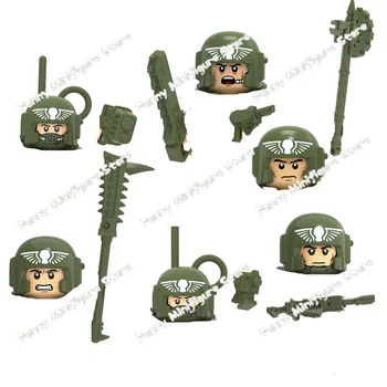 Imperial Guard Blokai Vadas Puolimą Kareivis Mini figūrėlių, su Žaislinių Ginklų Kūrimo Bloką, Plytas, Vaikams, Žaislai