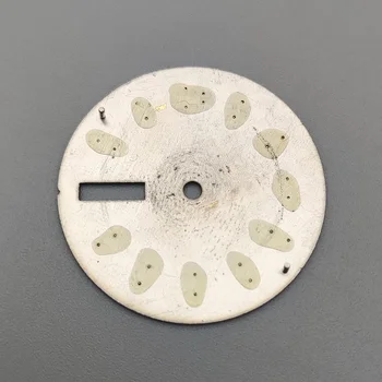 Žiūrėti Dalys 28,5 mm Sterilūs Dial Šviesos Watch Dial Šviesos Tinka NH36 judėjimo 75