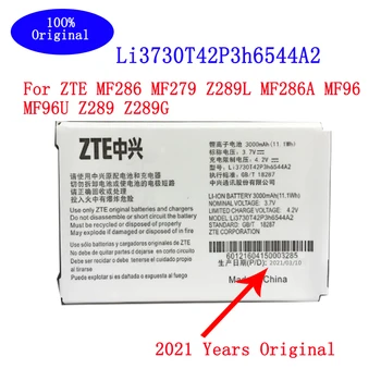 2021 metų Pradinio 3000mAh Li3730T42P3h6544A2 Už ZTE MF286 MF279 Z289L MF286A MF96 MF96U Z289 Z289G 4G LTE, WIFI Maršrutizatorius Baterija