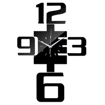 2019 Kvarco Žiūrėti Akrilo Veidrodis, Sieninis Laikrodis Didelis Dekoratyvinis Laikrodžiai Šiuolaikinėje Kambarį 