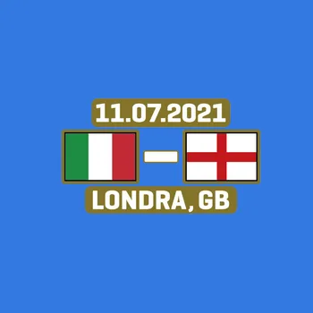 2021 Galutinis Italija Rungtynės Informacijos Italija Vs Anglija Šilumos Perdavimo Spausdinimo