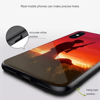 Sutemų Medžioklės, Žvejybos Silikono Stiklo Telefoną Atveju Xiaomi Redmi 9A 8A 7A Pastaba 9 8 7 Pro Y3 9S 8T Balck Dangtis