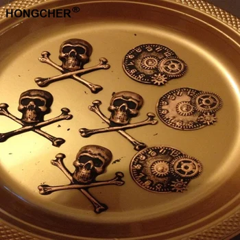 Helovinas piratų kaukolės dvasios kaulų klastos silikono formos šokolado liejimo formos desertas pyragas apdaila formų virtuvės kepimo virimo įrankis