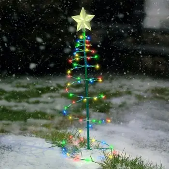 Saulės LED Kalėdų Medžio Apdaila String Saulės Šviesos Lauko Šviesos Šventė Dekoro Ornamentą Puiki Kalėdų Dovana Kalėdų Dekoro 