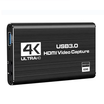 AIXXCO USB3.0 HDMI 4K60Hz Filmavimo HDMI, USB Video Capture Card Dongle Žaidimas Streaming Live Stream Transliacijos su MICinput