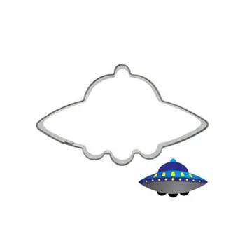 Naujas UFO Sausainių Cutter Blynas Slapukas Antspaudas Įrankiai Kūrybinių Produktų, Virtuvės Laimingą Gyvenimą Pusryčių Dykumos Formų skirti Įrankiai Pyragas