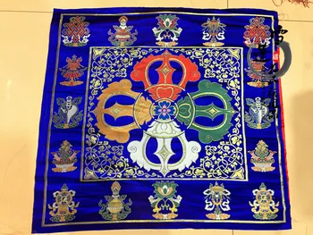 1PCS Tibeto etninės charakteristikos Budizmas austi dekoratyvinę žakardo brokatas medžiaga / 